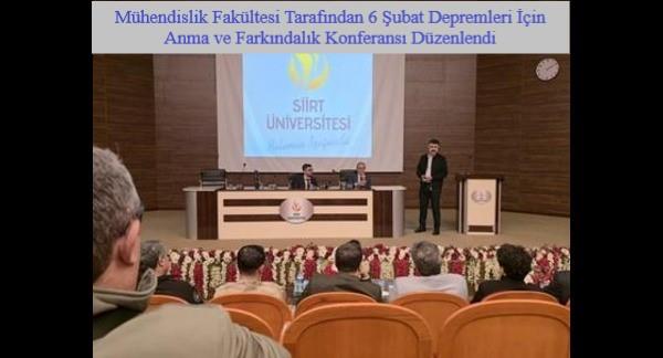 Toplumsal Katkı Komisyonu Tarafından 6 Şubat Depremleri İçin Anma ve Farkındalık Konferansı Düzenlendi